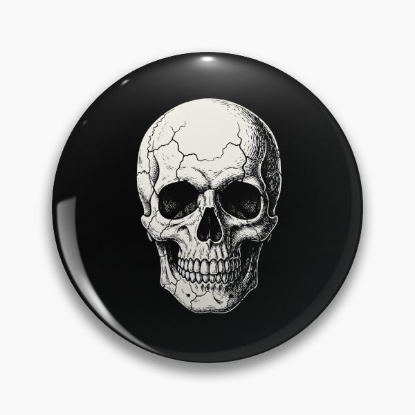 Item preview, Vintage Cracked Skull  designed and sold by VinsendDraconi.