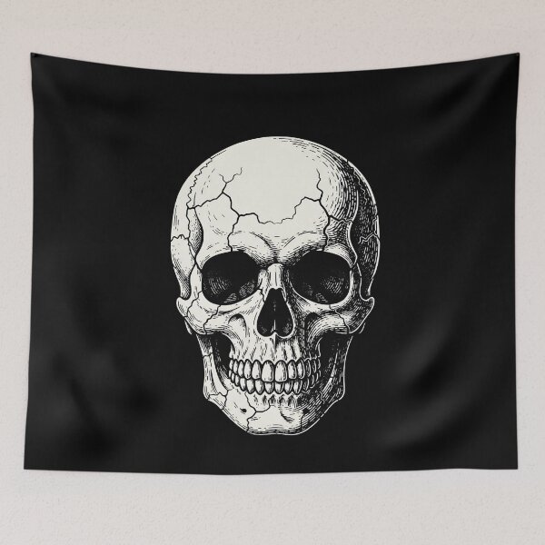 Item preview, Vintage Cracked Skull  designed and sold by VinsendDraconi.