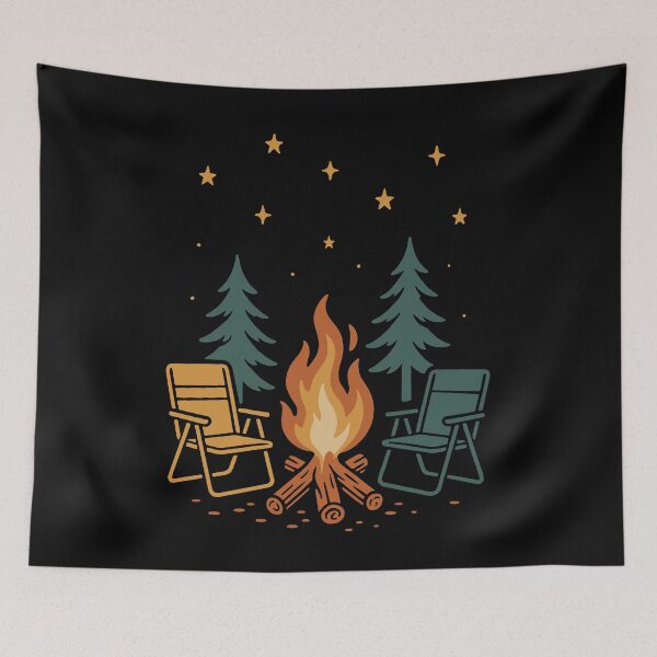 Item preview, Camping Funny Campfire Camper Adventure designed and sold by LuminOrb.