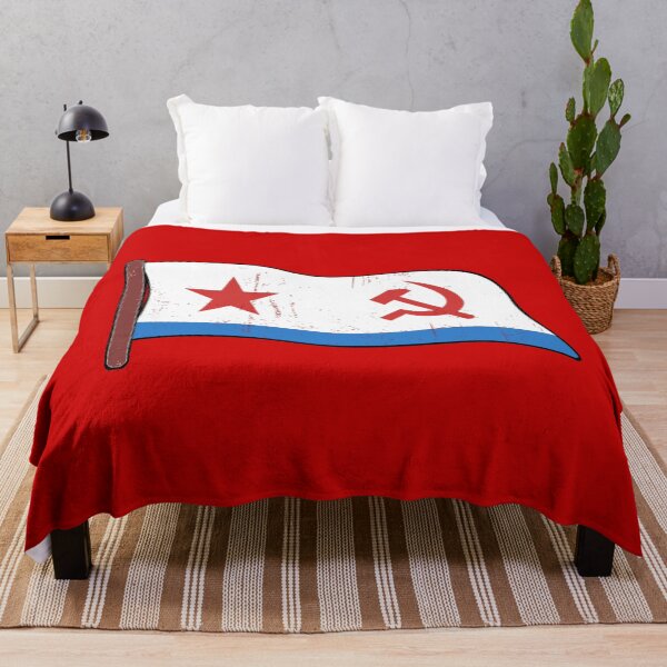 Item preview, Soviet Navy Flag Art Print | USSR Naval Ensign Poster - Cold War Maritime History, Communist Nautical Decor & Soviet Naval Jack Stickers designed and sold by RevolutionToday.