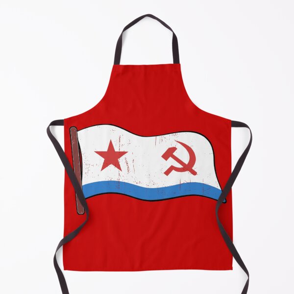 Item preview, Soviet Navy Flag Art Print | USSR Naval Ensign Poster - Cold War Maritime History, Communist Nautical Decor & Soviet Naval Jack Stickers designed and sold by RevolutionToday.