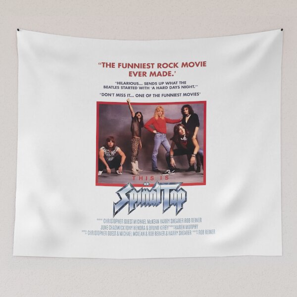 Item preview, This is Spinal Tap - Movie Poster Inspired Unisex White T-Shirt designed and sold by Thorntonz1.