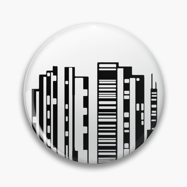 Item preview, Copie de Paysage Urbain 12 (simple, noir et blanc, minimaliste) designed and sold by EBFCDesigns.
