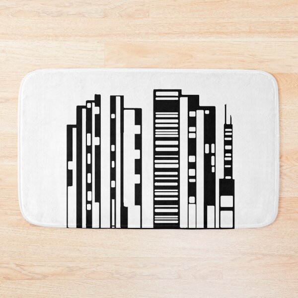 Item preview, Copie de Paysage Urbain 12 (simple, noir et blanc, minimaliste) designed and sold by EBFCDesigns.