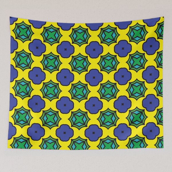 Item preview, geometry scales patterns seamless colorful repeat pattern designed and sold by Abrahamjrnd.