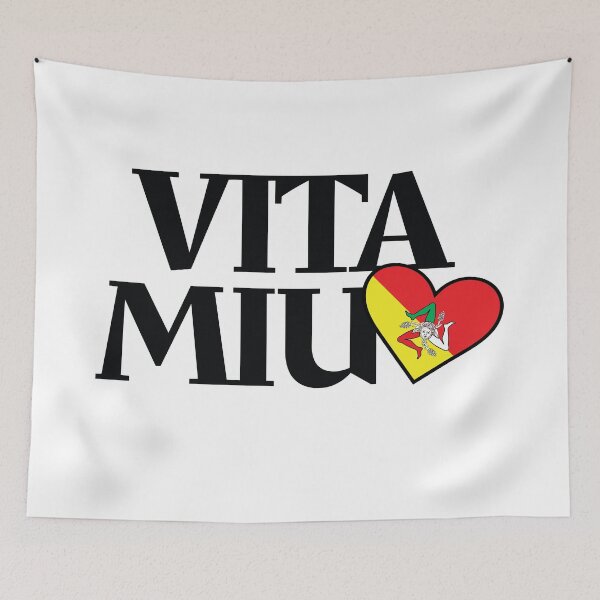 Item preview, Vita Miu Sicilian Saying designed and sold by Freshinkshop.