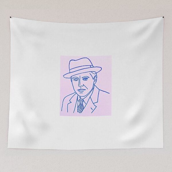 Item preview, Al line Blue on Pink  designed and sold by SJHorsfall.