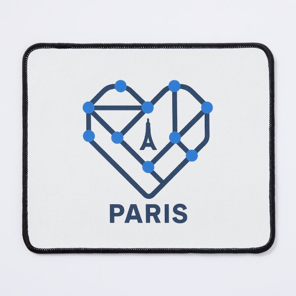 Item preview, Paris Metro Heart — Abstract Geometry designed and sold by Bratak.