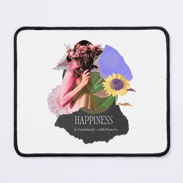Item preview, Happiness is Handmade – With Flowers | Florist & Flower Lover Gift designed and sold by luckyhue.