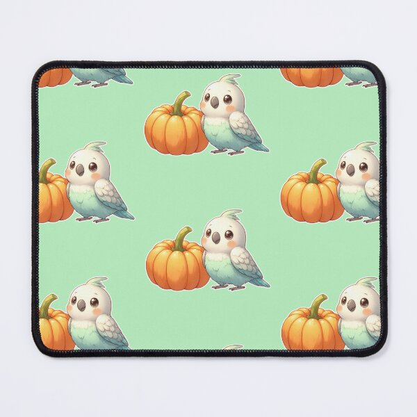 Item preview, Autumn Pumpkin Parrot – Cute Tropical Fall Bird Illustration designed and sold by Sugar Wisdom .