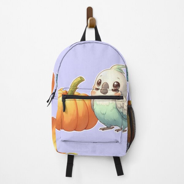 Item preview, Autumn Pumpkin Parrot – Cute Tropical Fall Bird Illustration designed and sold by Sugar Wisdom .