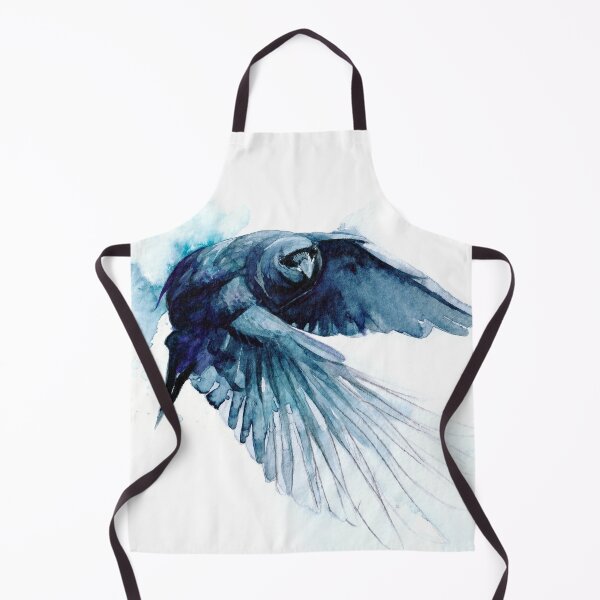 Item preview, Watercolour Crow Painting designed and sold by LuccheseArt.