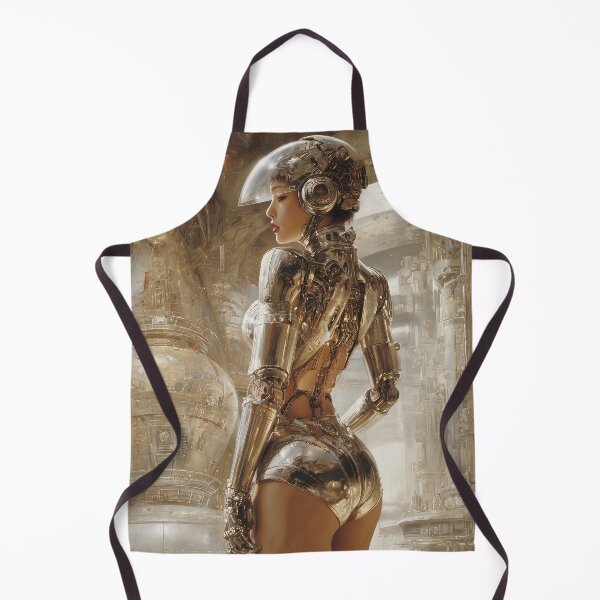 Item preview, Futuristic Cyborg – Retro Sci-Fi Art 3 designed and sold by Velvetcosmonova.
