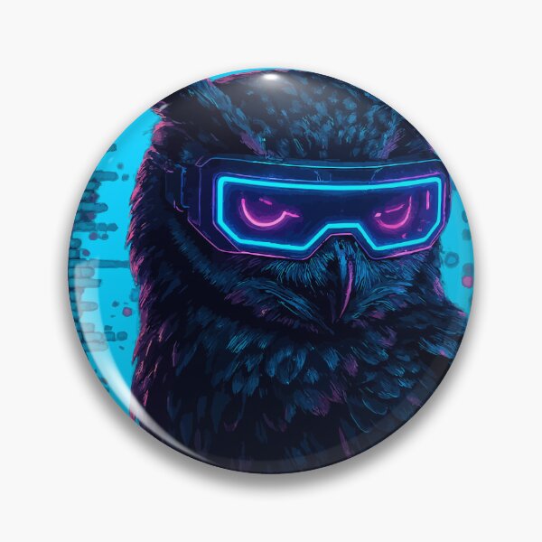 Item preview, Neon Hacker Owl designed and sold by xmoudx.