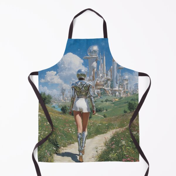 Item preview, Futuristic Cyborg – Retro Sci-Fi Art 2 designed and sold by Velvetcosmonova.