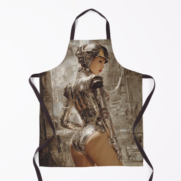 Item preview, Futuristic Cyborg – Retro Sci-Fi Art 1 designed and sold by Velvetcosmonova.