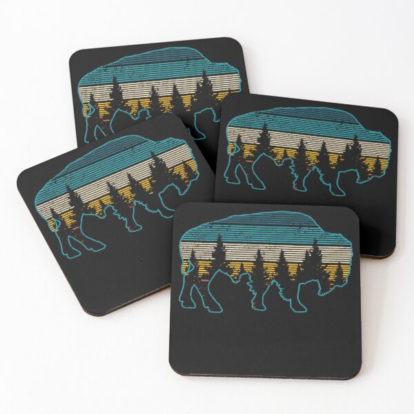 Item preview, Bison American Buffalo Vintage National Park Souvenir Gift designed and sold by Stroblesamuel.