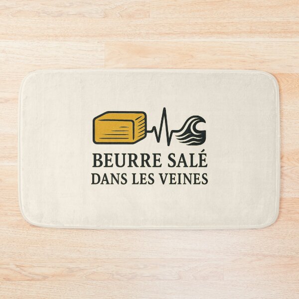 Item preview, Salted butter in the veins — Breton humor designed and sold by Bratak.