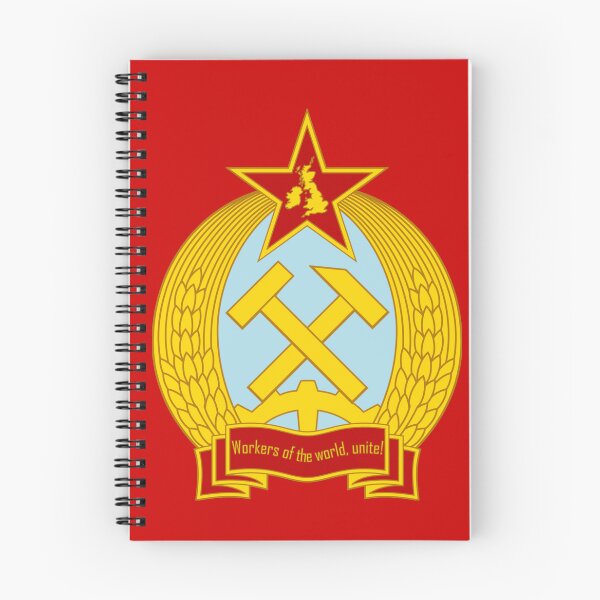 Item preview, Alternate History Communist UK Poster | Soviet-British Emblem Art - Revolutionary Britain Map, Hammer & Sickle Flag Design & Retro Propaganda Stickers designed and sold by RevolutionToday.