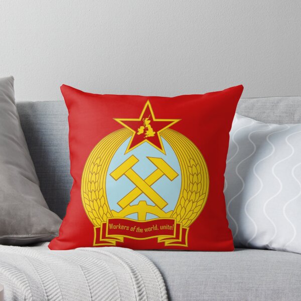 Item preview, Alternate History Communist UK Poster | Soviet-British Emblem Art - Revolutionary Britain Map, Hammer & Sickle Flag Design & Retro Propaganda Stickers designed and sold by RevolutionToday.