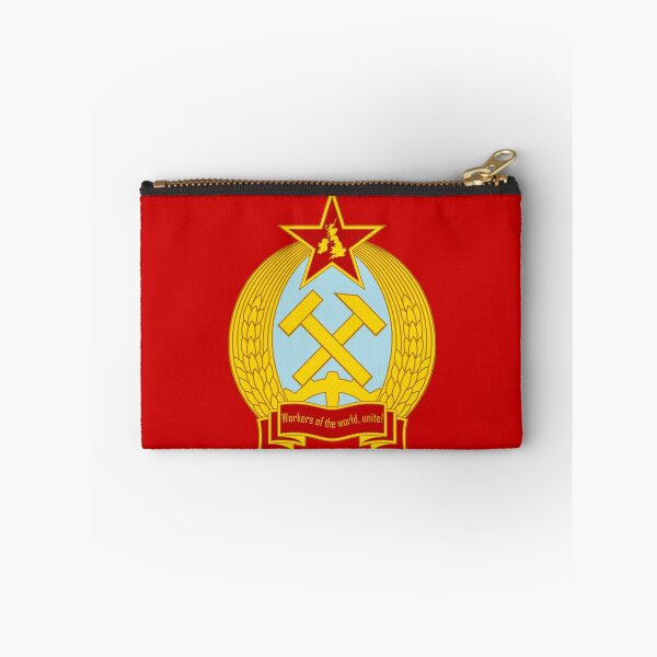 Item preview, Alternate History Communist UK Poster | Soviet-British Emblem Art - Revolutionary Britain Map, Hammer & Sickle Flag Design & Retro Propaganda Stickers designed and sold by RevolutionToday.