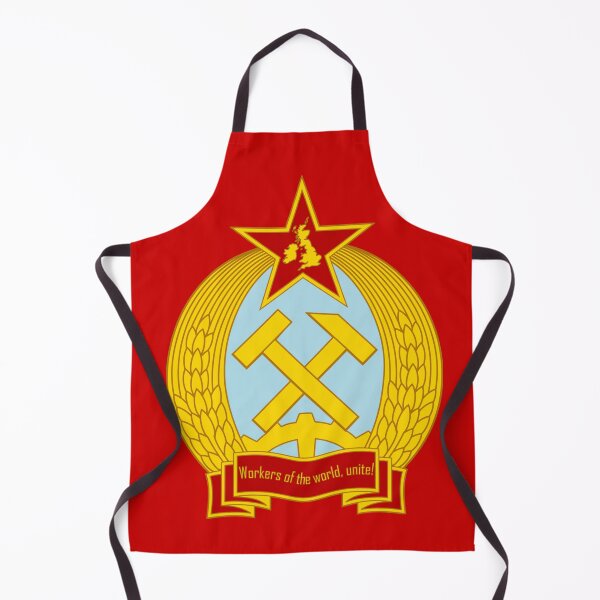 Item preview, Alternate History Communist UK Poster | Soviet-British Emblem Art - Revolutionary Britain Map, Hammer & Sickle Flag Design & Retro Propaganda Stickers designed and sold by RevolutionToday.
