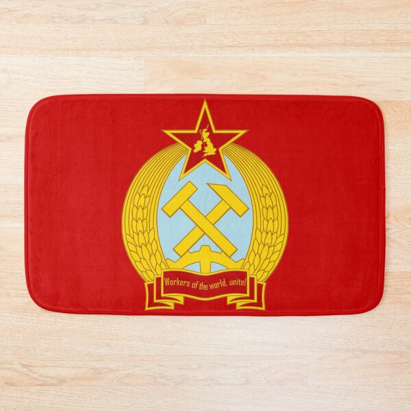 Item preview, Alternate History Communist UK Poster | Soviet-British Emblem Art - Revolutionary Britain Map, Hammer & Sickle Flag Design & Retro Propaganda Stickers designed and sold by RevolutionToday.