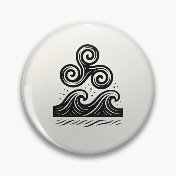 Item preview, Triskel & Sea — Artistic Celtic Waves designed and sold by Bratak.