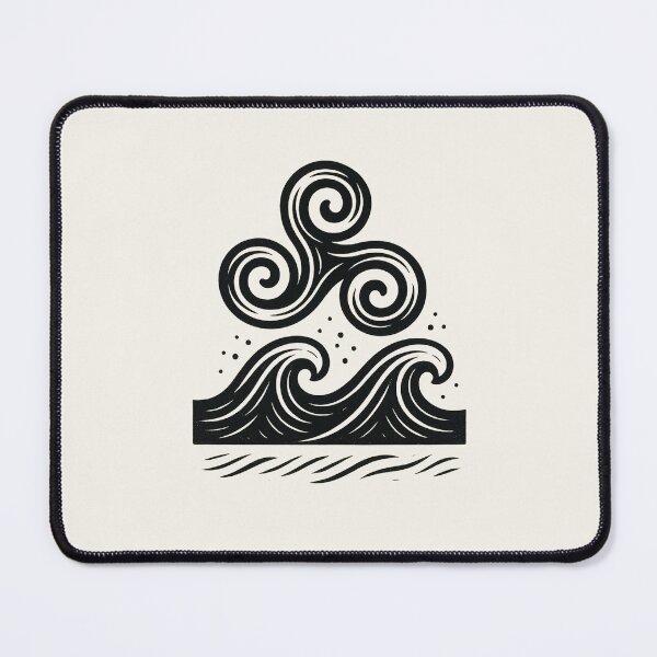 Item preview, Triskel & Sea — Artistic Celtic Waves designed and sold by Bratak.