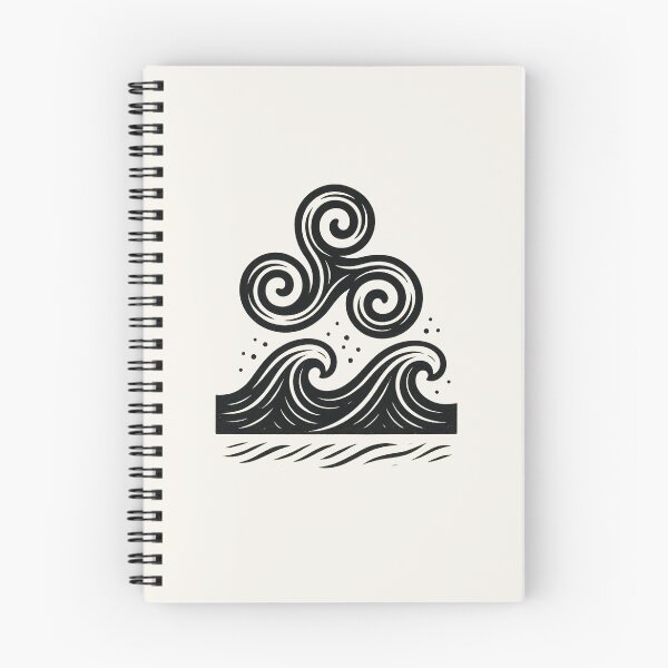 Item preview, Triskel & Sea — Artistic Celtic Waves designed and sold by Bratak.