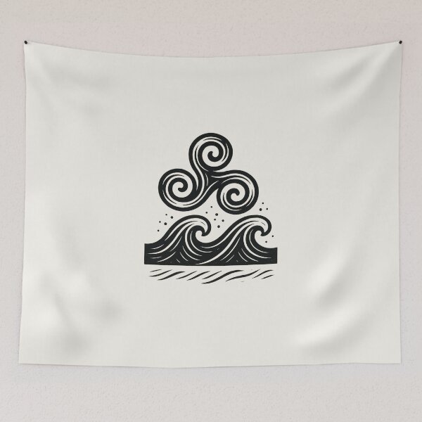 Item preview, Triskel & Sea — Artistic Celtic Waves designed and sold by Bratak.