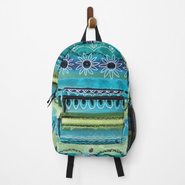 Item preview, Pattern Of Indigo Blue Teal Green Lines Drops Eyes Suns designed and sold by Irina Sztukowski.