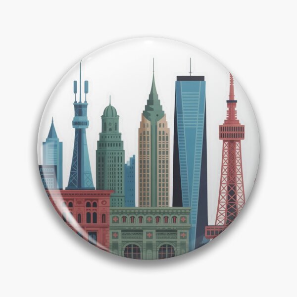 Item preview, Global Skyline Cultural Fusion Art designed and sold by teevoxx.