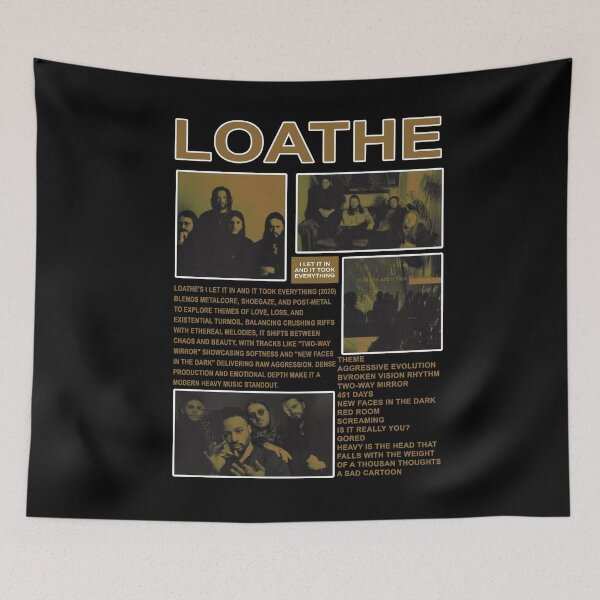 Item preview, Loathe Shirt, I Let It In and It Took Everything Album T-Shirt, Loathe Tour, Loathe Merch, Band T-Shirt, Music Shirt designed and sold by rieswileyq.