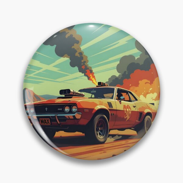 Item preview, Retro car 1970s Mad MAX style designed and sold by sosdesignn.