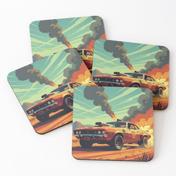 Item preview, Retro car 1970s Mad MAX style designed and sold by sosdesignn.