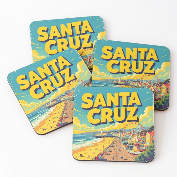 Item preview, Santa Cruz Beach Boardwalk: Painterly Seaside Celebration designed and sold by LSVart.