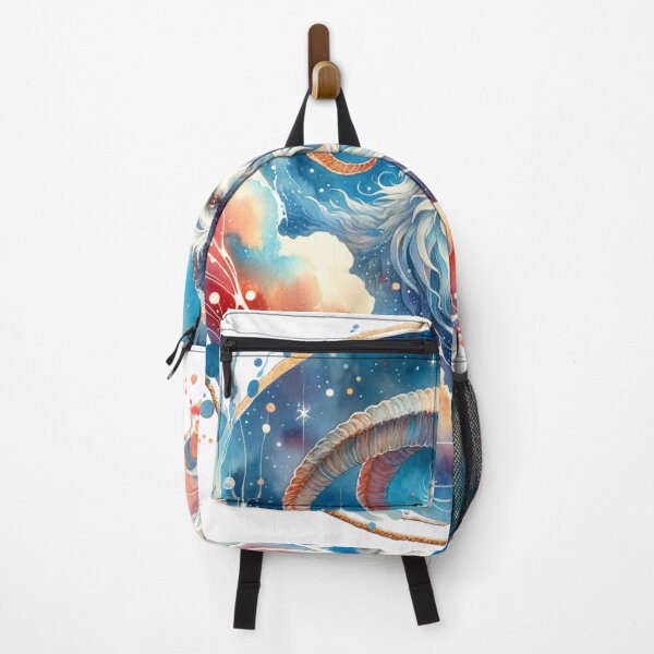 Artikelvorschau, Aquarell Mystic Zodiac Clipart - Steinbock entworfen und verkauft von Eiwaprints.