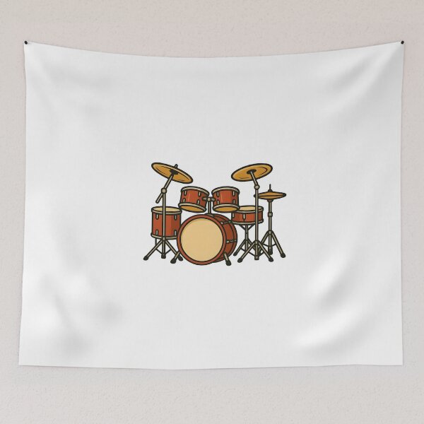 Item preview, cool comic drum set Scatch designed and sold by MyPixelFun.