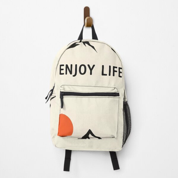 Item preview, ENJOY LIFE – Minimal Mountain 2 Outline Sticker designed and sold by nhk999.