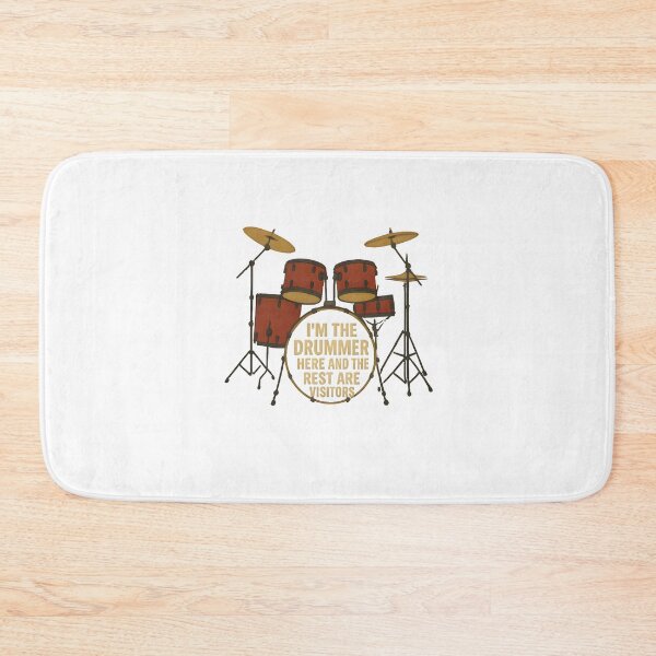 Item preview, Cool drums - I'M THE DRUMMER HERE AND THE REST ARE VISITORS designed and sold by MyPixelFun.