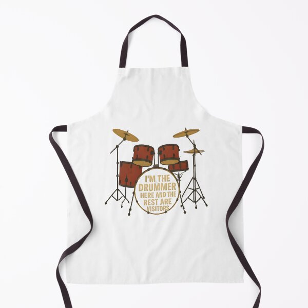 Item preview, Cool drums - I'M THE DRUMMER HERE AND THE REST ARE VISITORS designed and sold by MyPixelFun.