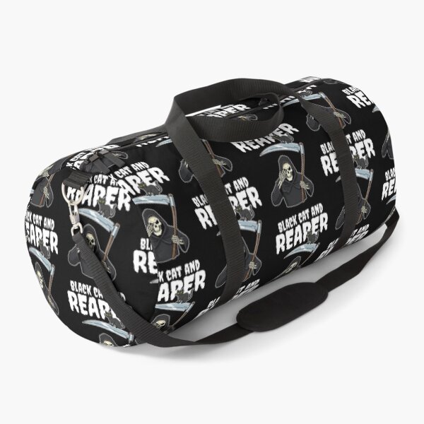 Item preview, BLACK CAT AND REAPER - GRIM REAPER HALLOWEEN designed and sold by KEF Custom.