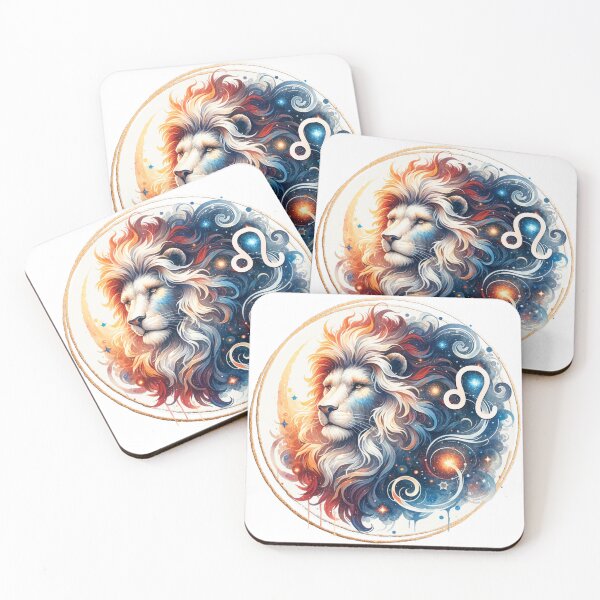 Item preview, Watercolor Mystic Zodiac Clipart- Leo designed and sold by Eiwaprints.