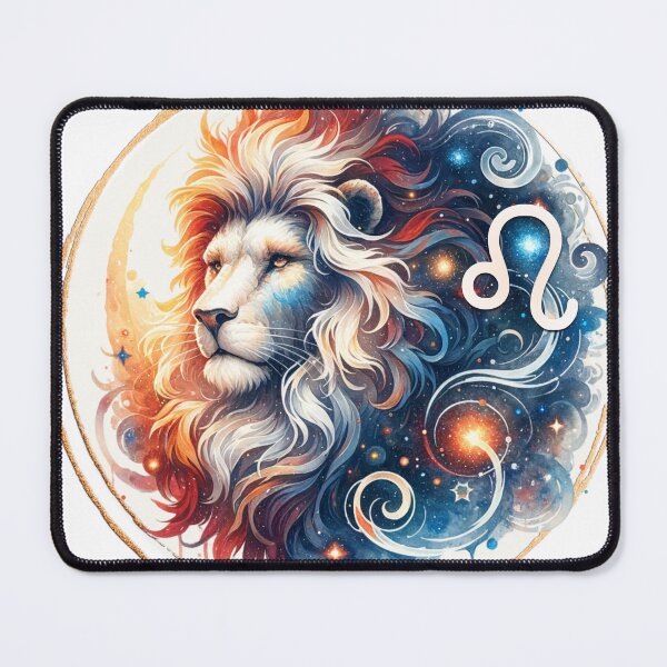 Item preview, Watercolor Mystic Zodiac Clipart- Leo designed and sold by Eiwaprints.