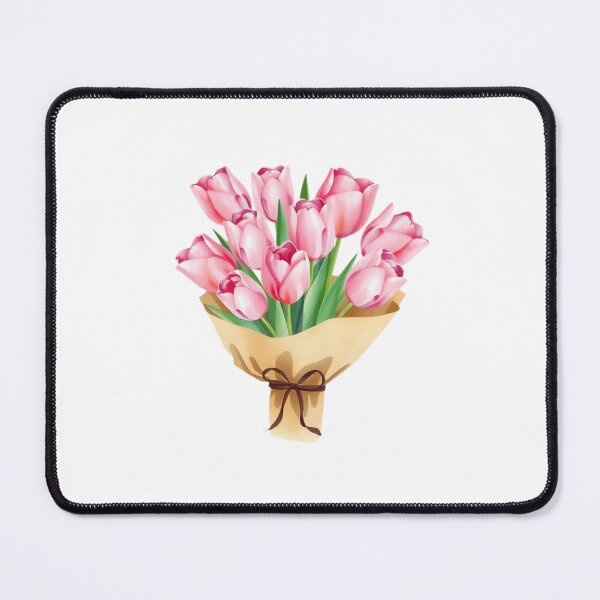 Item preview, Pink tulip flower rose happy birthday cute aesthetic pretty designed and sold by CheeseBlueprint.