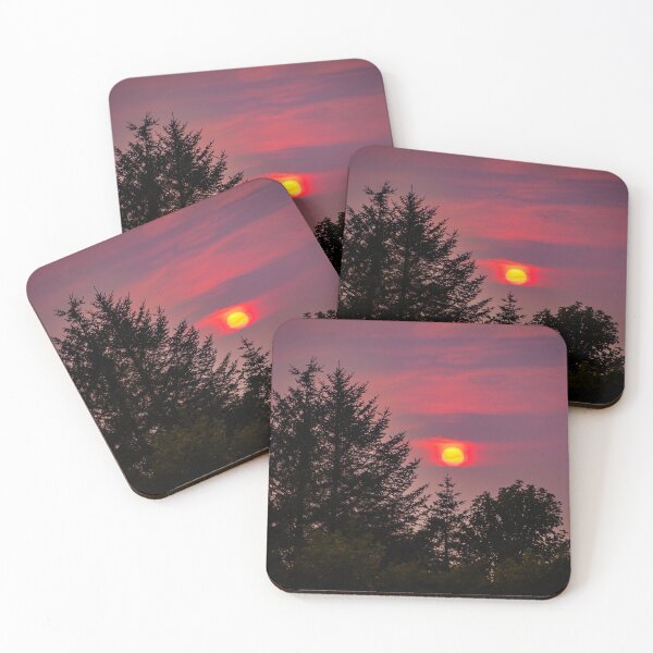Item preview, Crimson Sky Sunset Over Roscommon Countryside – Irish Nature Photography designed and sold by KMNscapes – Ireland Prints & Beyond.
