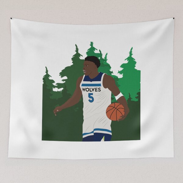 Item preview, Anthony Edwards with the ball in his hands - Basketball designed and sold by lukecase.