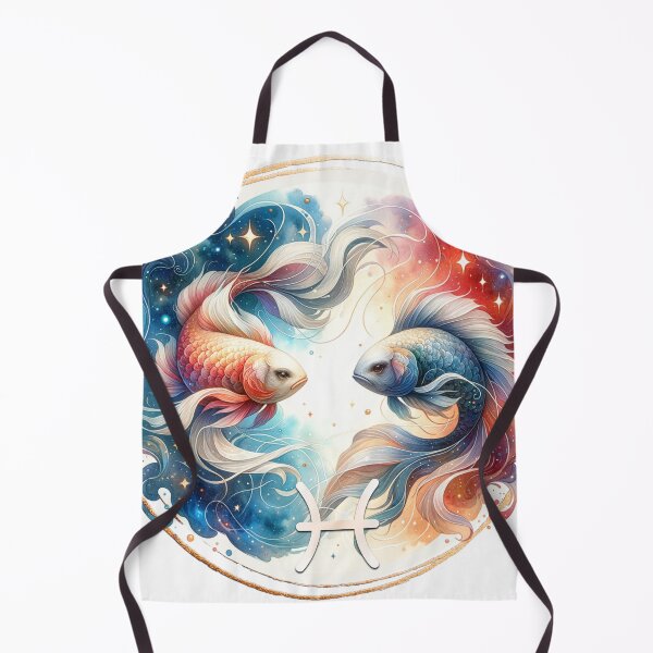 Artikelvorschau, Aquarell Mystic Zodiac Clipart - Fische entworfen und verkauft von Eiwaprints.