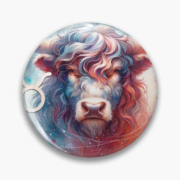 Item preview, Watercolor Mystic Zodiac Clipart- Taurus designed and sold by Eiwaprints.